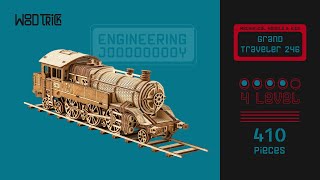 WoodTrick Grand Traveler 246 Assembly Guide | 3D Model Construction Tutorial
