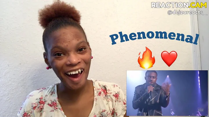 Quinton Ellis - U Got It Bad (Usher cover) [The Four] – REACTION.CAM