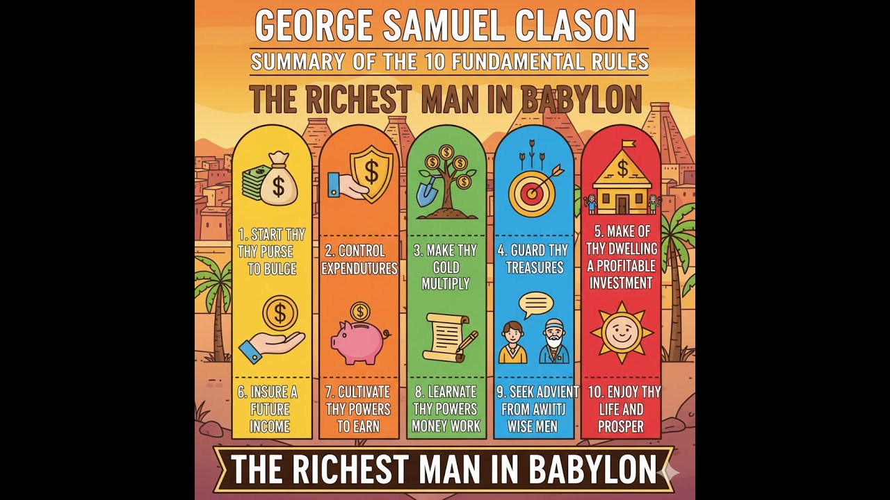 10 основных правил из книги «Самый богатый человек в Вавилоне»