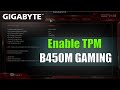 Enable TPM B450M GAMING