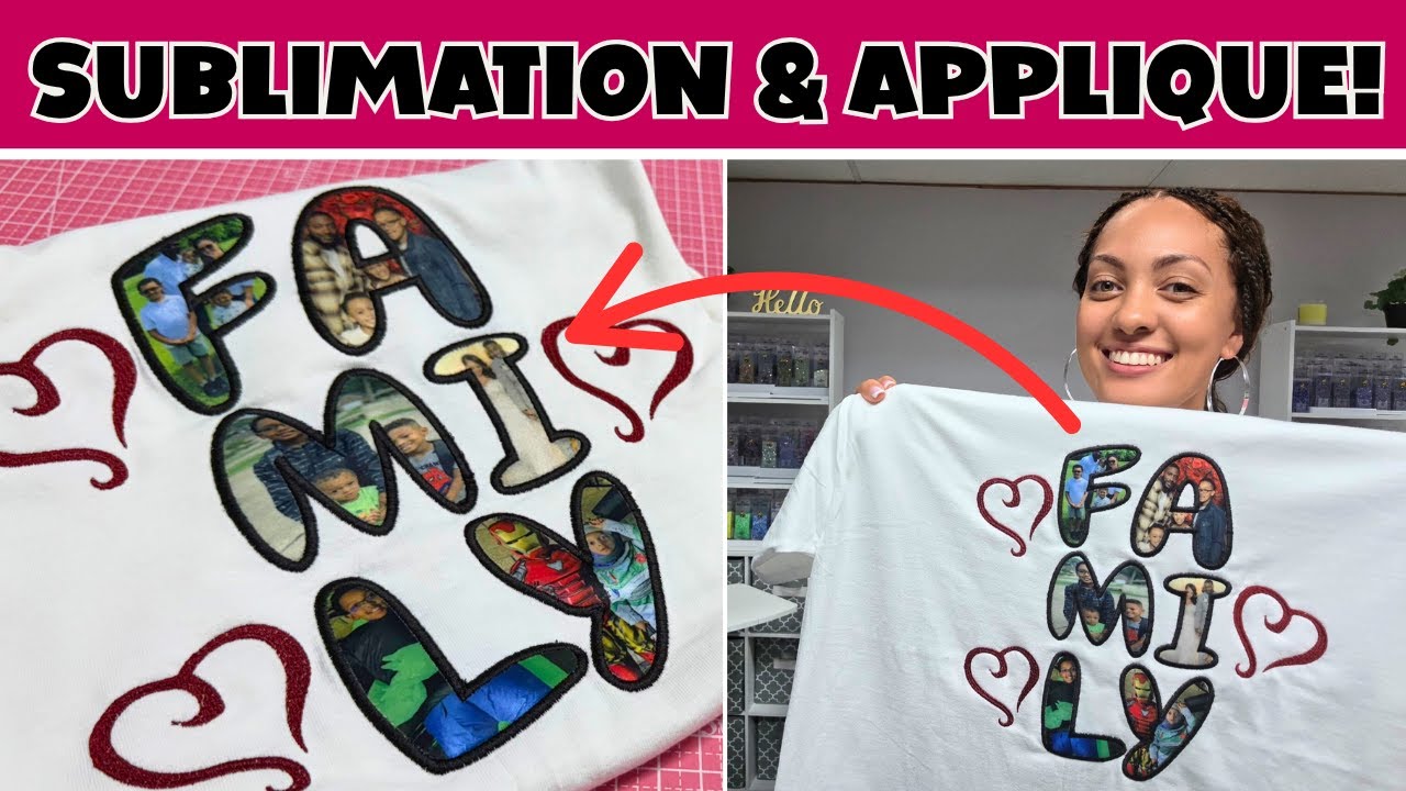 SUBLIMATION APPLIQUÉ: How to Sublimate Fabric for Appliqué Embroidery!