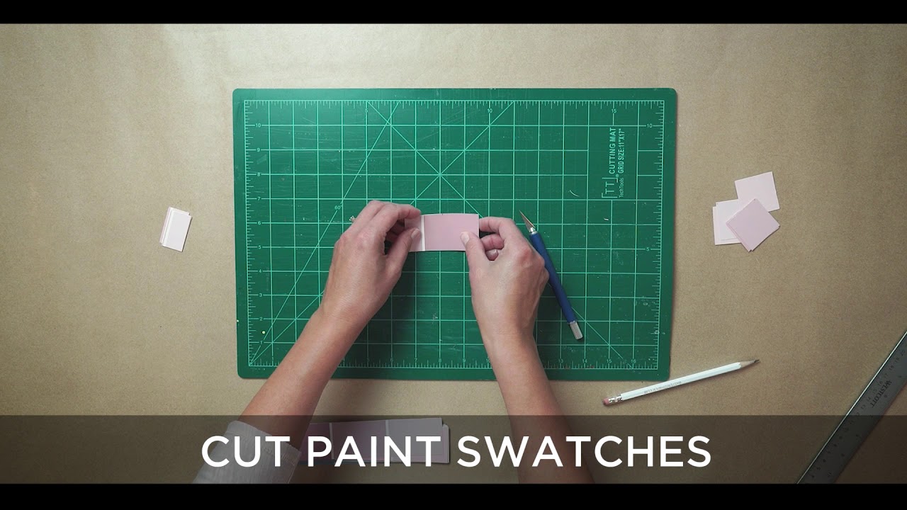 DIY Paint Chip Calendar Craft