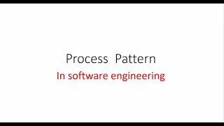 Process  Pattern in Software engineering | Explained in Hindi ||study with YPA2