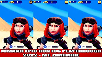 Jumanji Epic Run iOS Playthrough 2022 - Mt. Zhatmire
