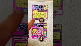 🔥Nice Win🔥Cash x10 huge win #lottery #nyc #scratchofftickets #winner #easywin #panda #money