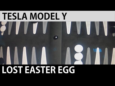 Tesla Model Y Lost Easter Egg