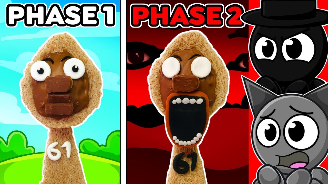 Sprunki OC: 61 as Food in real life?!