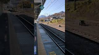 JR東日本中央本線211系 大月駅到着