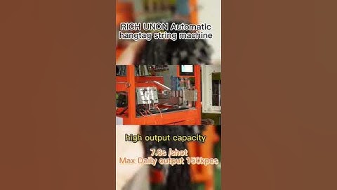 hang tag string #automatic #hangtags #machine #label