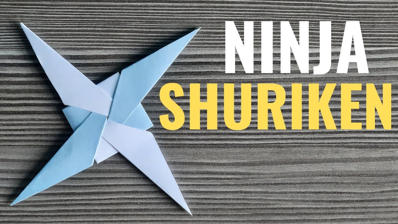 How To Make A Paper Shuriken | Easy Origami - YouTube