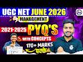 UGC NET Management (2021-25)Previous Year Questions | UGC NET June 2026 Management PYQs Solution