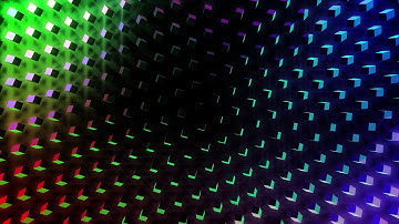 4K LOOPING Background for Broadcaster - Cubes ball multicolor- 40min LOOP