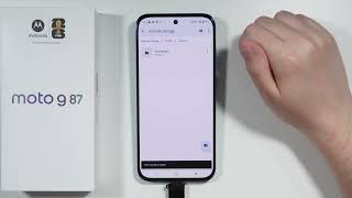 Motorola Moto G87: USB 플래시 드라이브(USB 저장소/펜드라이브) 데이터 이동 방법 screenshot 2