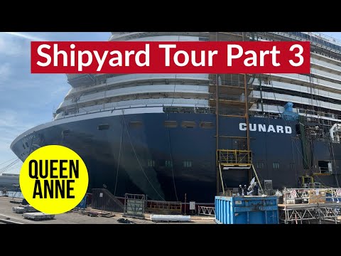 Queen Anne Shipyard Tour PART 3 - Why Queen Anne's Grand Suites are the BEST & The Bridge. Video Thumbnail