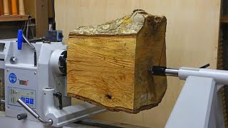 Turning a Piece of Crap FIREWOOD Into Something Unique!