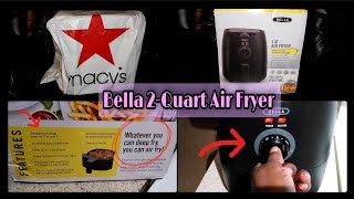 Bella Air Fryer Review + Unboxing + Cooking | Less Grease &amp; Oil | Java Juice