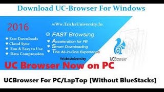 UC BROWSER HOW TO DOWNLOAD & INSTALL FOR WINDOWS WITHOUT BLUESTACK screenshot 5