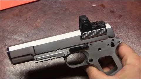 1911 DIY RMR Saddle - Part 5