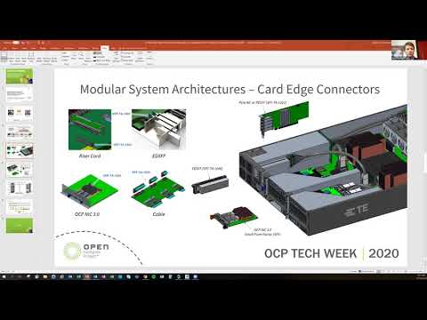 OCP 2020 Tech Week: High Speed Interconnect Building Blocks for Modular System Architectures