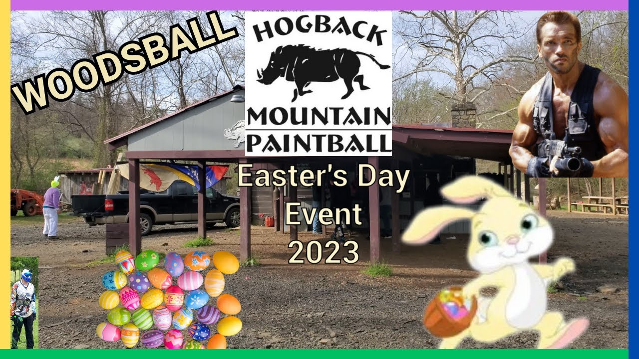 Woodsball at Hogback Mountain Paintball's Easter's Day Event 2023 YouTube