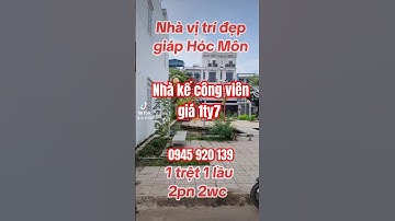 Nhà kế công viên 1ty7 đã hoàn công 0945 920 139