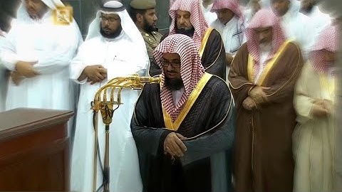 تهجد ليلة 28 رمضان 1438هـ الشيخ #سعود_الشريم يختم بتلاوة ممتعة ومؤثرة ( الأنعام 112 - الأعراف 30 )