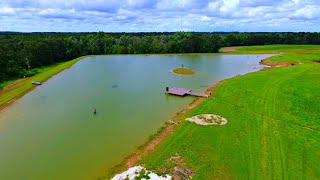 Building a 5 Acre Pond! (Tagging Our Pet Bass)