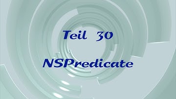 Objective-C für Einsteiger - 30 - Arrays filtern mit NSPredicate (Xcode, iPhone, iPad, Objective-C)