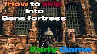 How to skip into Sens fortress at the start of the game (Dark Souls Remastered Sens skip) 