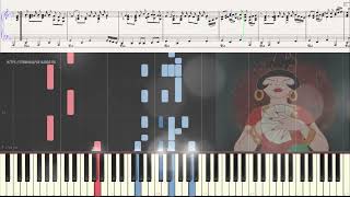 Песня атаманши - Г. Гладков (Ноты и Видеоурок для фортепиано) (piano cover)