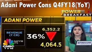 Adani Power Cons Q4FY18(YoY) | Power Breakfast (Part 2) | CNBC TV18