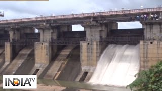 Watch: Four crest gates of Tunga dam opened in Karnataka