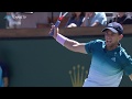 Dominic Thiem Brilliant Backhands in Win vs Raonic | Indian Wells 2019 Semi-Final
