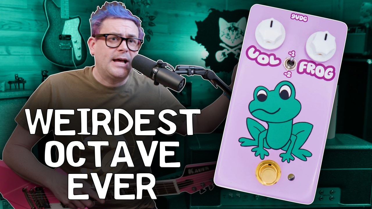 Frog Pedal: Glitchy Octave Down for Guitar and Bass - YouTube