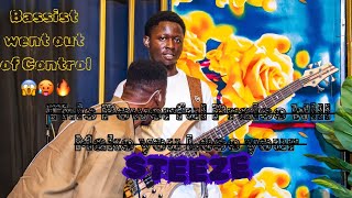 SEE WHAT THESE BASSIST DID IN THIS EXPLOSIVE CONTEMPORARY PRAISE SESSION 🥵😱🔥|| BASS CAM #videos