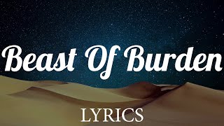 Miniatura de vídeo de "Beast Of Burden - The Rolling Stones (Lyrics)"