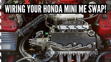 How To Wire VTEC for Honda Mini Me Swap using P28 ECU