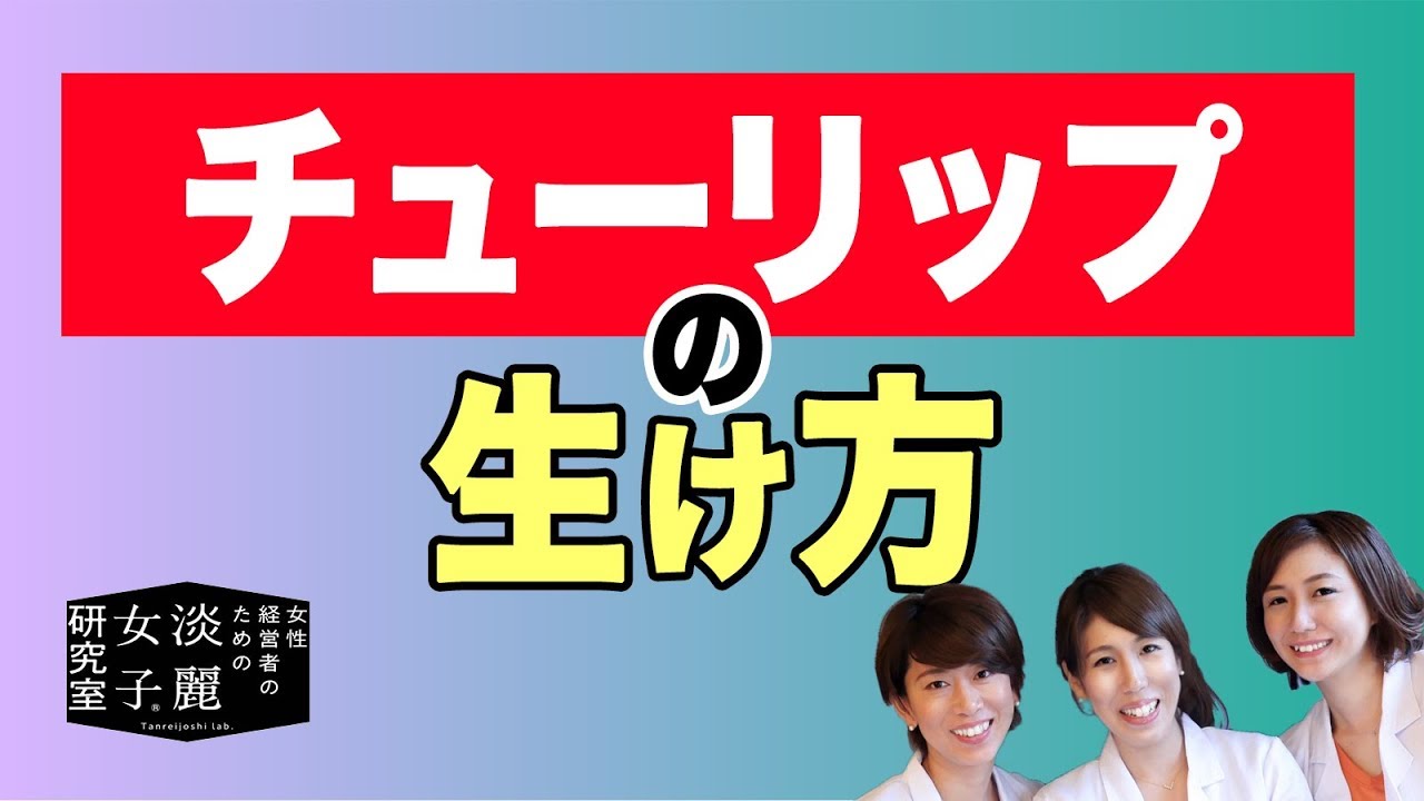 冬でも可憐 タイプ別チューリップの生け方 女性経営者のための淡麗女子研究室 024 Youtube