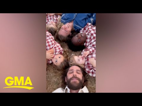 Watch thomas rhett and his family sing 'peaches' from 'the super mario bros. Movie'