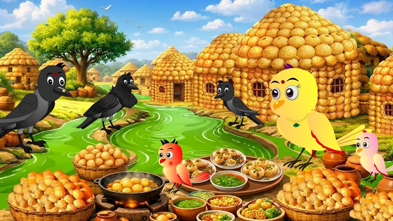 2-03-2026 kauwa chidiya ki kahani |meena raju aur gudiya|  Rano Cartoon| rano birds stories tv