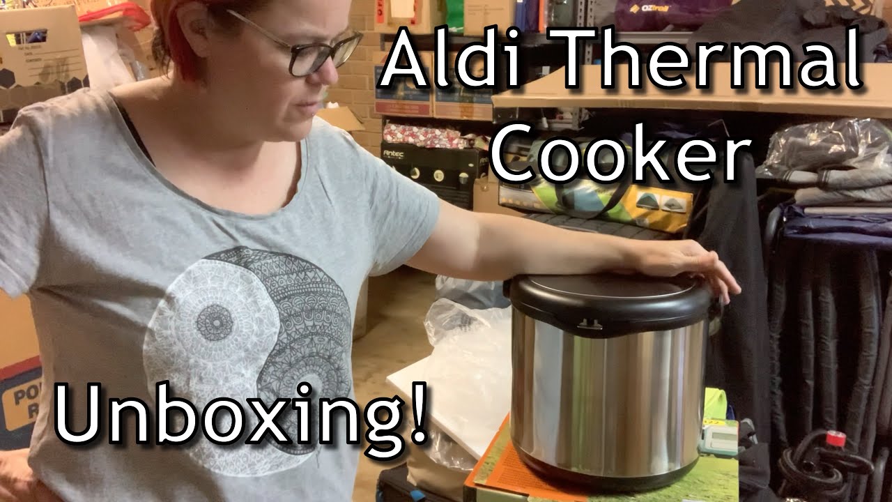 Unboxing of Aldi Adventuridge Thermal Cooker - Perfect for camping! [CC] 