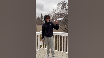Worlds Fastest paper airplane