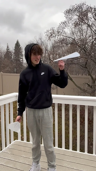 Worlds Fastest paper airplane