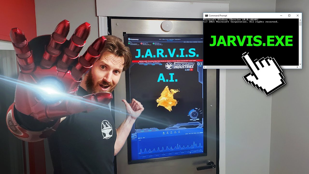 J.A.R.V.I.S. in Real Life! (Shop Automation)