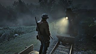 Red Dead Redemption 2 - Train Robbery With John Marston Mission (RDR2 Chapter 2) PS4 Pro