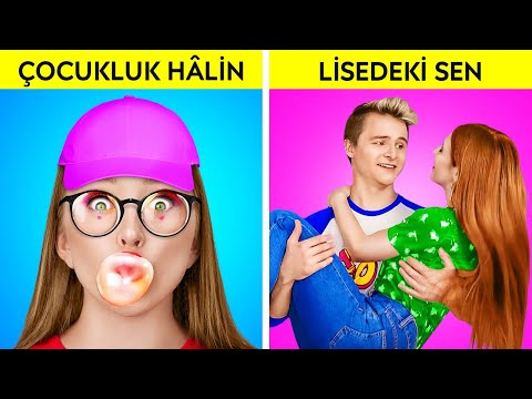 LİSEDEKİ SEN VE ÇOCUKLUK HÂLİN || 123 GO Like! Eğlenceli ve Komik Anlar