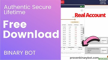 Free Binary Bot , Live Results - New Expo Bot | Authentic Secure Lifetime Binary Bot
