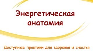 Энергетическая анатомия. Урок 8 Энергетическая анатомия. Урок 8