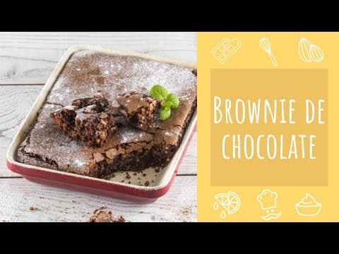 RECEITA DE BROWNIE DE CHOCOLATE