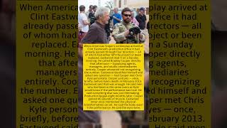 Eastwood Read the American Sniper Script Once. Called Cooper Himself